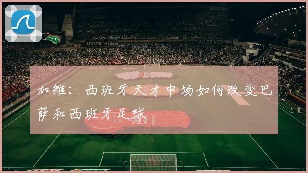 加维:西班牙天才中场如何改变巴萨和西班牙足球