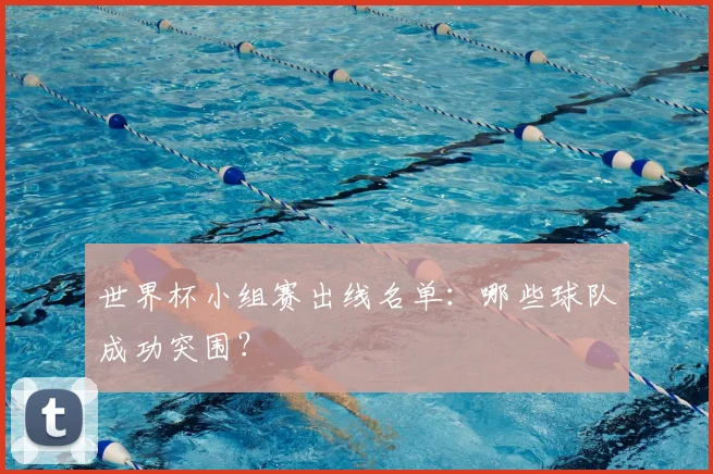 世界杯小组赛出线名单：哪些球队成功突围？