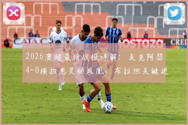 2026澳超最新战报详解：麦克阿瑟4-0横扫惠灵顿凤凰，布拉坦关键进球引爆全场，附全场数据深度解析